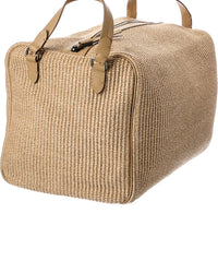 Brunello Cucinelli Leather-Trim Duffel Bag