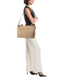 Brunello Cucinelli Leather-Trim Duffel Bag