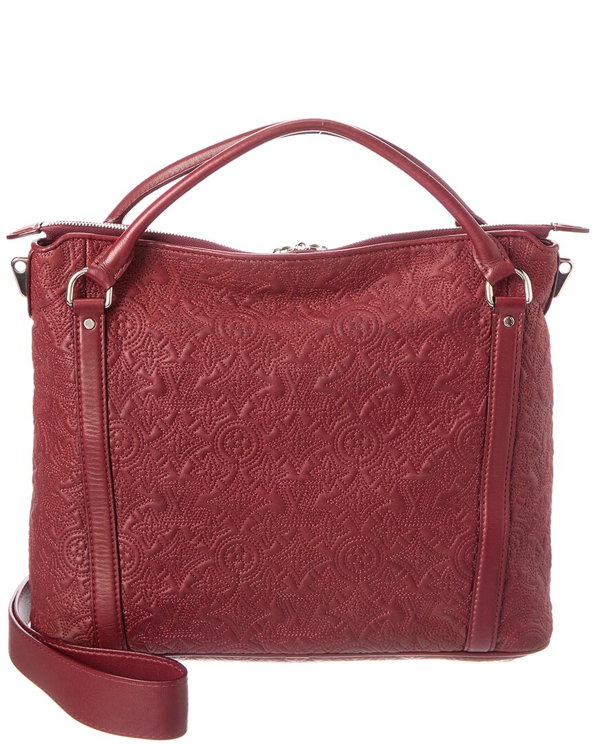 Louis Vuitton Pre-Owned Louis Vuitton Red Leather Antheria Ixia (Authentic Pre-Loved)