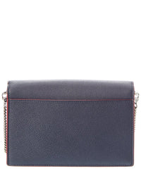 Louis Vuitton Pre-Owned Louis Vuitton Navy Leather My Lockme Chain Bag Bb (Authentic Pre-Loved)
