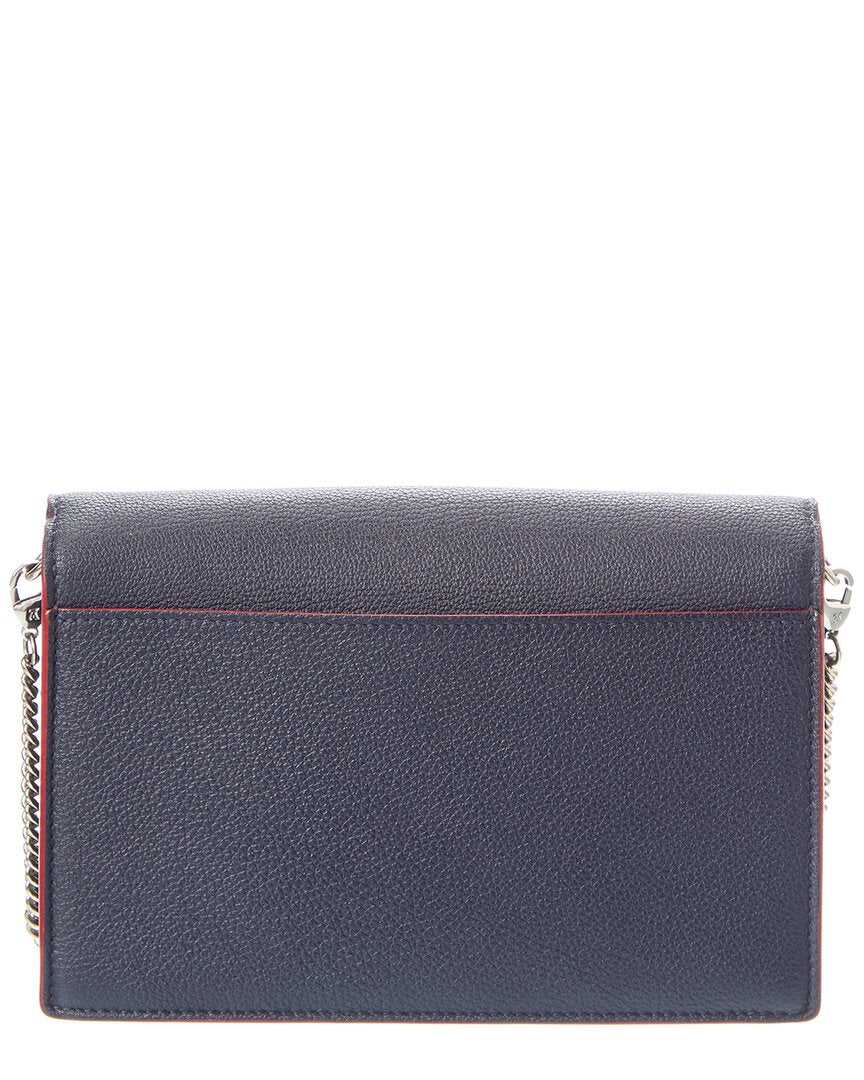 Louis Vuitton Pre-Owned Louis Vuitton Navy Leather My Lockme Chain Bag Bb (Authentic Pre-Loved)