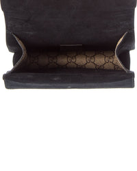 Gucci Pre-Owned Gucci Black Coated Canvas & Leather Dionysus Shoulder Bag Mini (Authentic