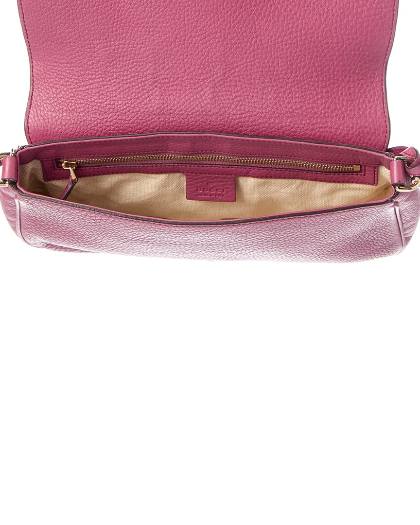 Gucci Pre-Owned Gucci Purple Leather Soho Chain Flap Crossbody (Authentic Pre-Loved)