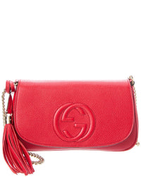 Gucci Pre-Owned Gucci Red Leather Soho Crossbody (Authentic Pre-Loved)