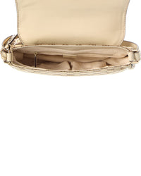 Gucci Pre-Owned Gucci White Canvas & Leather Sukey Crossbody (Authentic Pre-Loved)