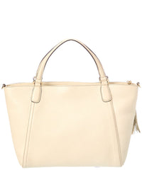 Gucci Pre-Owned Gucci White Leather Soho Top Handle Bag (Authentic Pre-Loved)