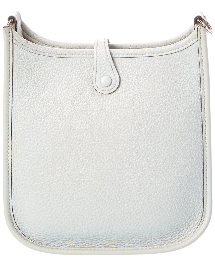 Hermès Pre-Owned Hermès Blue Clemence Leather Evelyne Amazone Tpm (Authentic Pre-Loved)