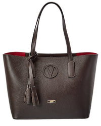 Valentino By Mario Valentino Soho Medallion Leather Shoulder Bag