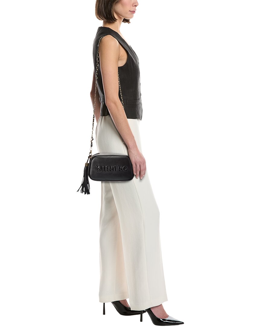Valentino By Mario Valentino Bella Embossed Leather Shoulder Bag