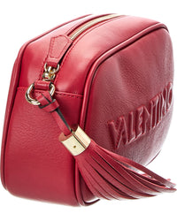 Valentino By Mario Valentino Bella Embossed Leather Shoulder Bag