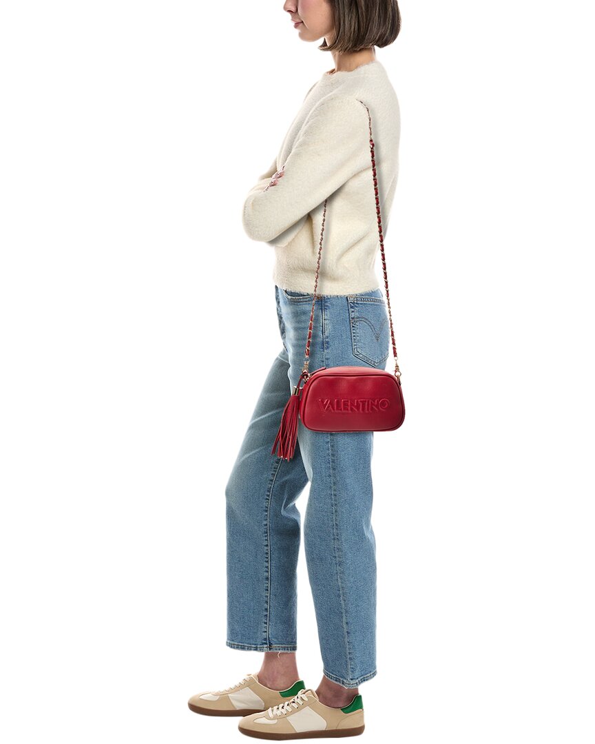 Valentino By Mario Valentino Bella Embossed Leather Shoulder Bag
