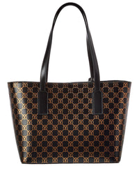 Valentino By Mario Valentino Prince Monogram Leather Tote