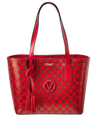 Valentino By Mario Valentino Prince Monogram Leather Tote