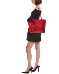 Valentino By Mario Valentino Prince Monogram Leather Tote