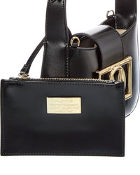 Valentino By Mario Valentino Kai Super V Leather Shoulder Bag