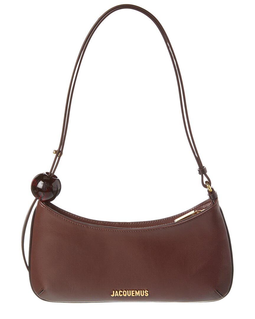 Jacquemus Jacquemus Le Bisou Perle Leather Hobo Bag