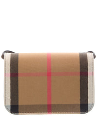 Burberry Burberry Madison Check Canvas & Leather Crossbody