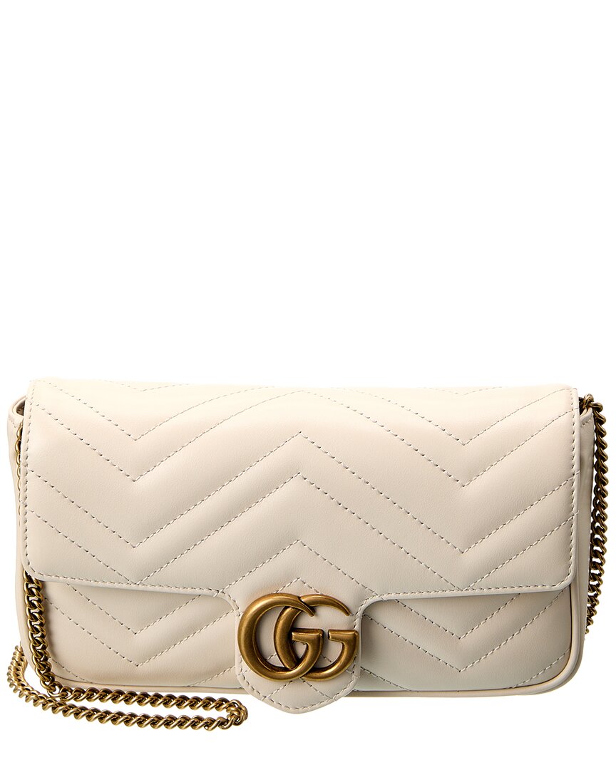 Gucci Gucci Gg Marmont Mini Leather Shoulder Bag