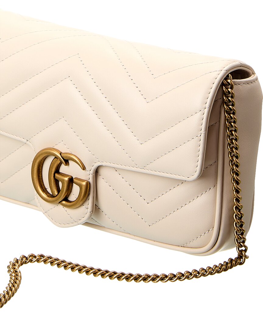 Gucci Gucci Gg Marmont Mini Leather Shoulder Bag