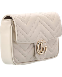 Gucci Gucci Gg Marmont Small Leather Shoulder Bag