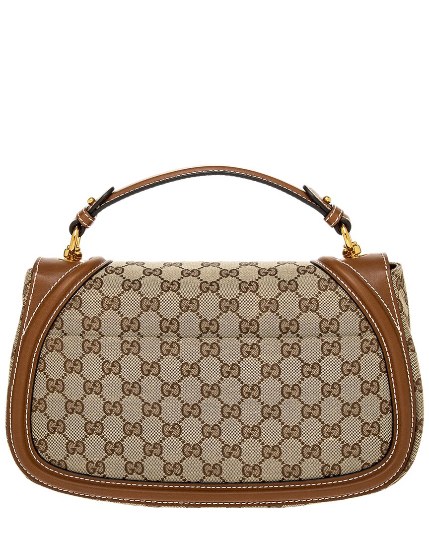 Gucci Gucci Blondie Large Canvas & Leather Top Handle Bag