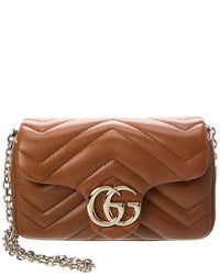 Gucci Gg Marmont Mini Leather Shoulder Bag