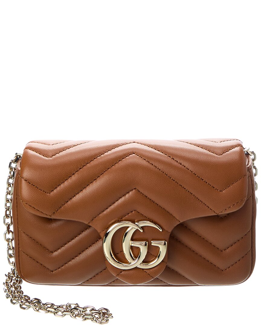 Gucci Gg Marmont Mini Leather Shoulder Bag