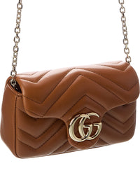 Gucci Gg Marmont Mini Leather Shoulder Bag