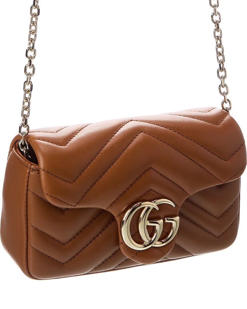 Gucci Gg Marmont Mini Leather Shoulder Bag
