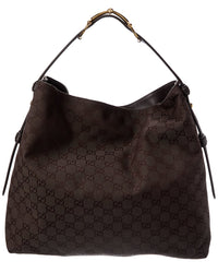Gucci Beatrix Large Gg Canvas & Leather Tote