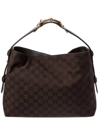 Gucci Gucci Beatrix Medium Gg Canvas & Leather Tote