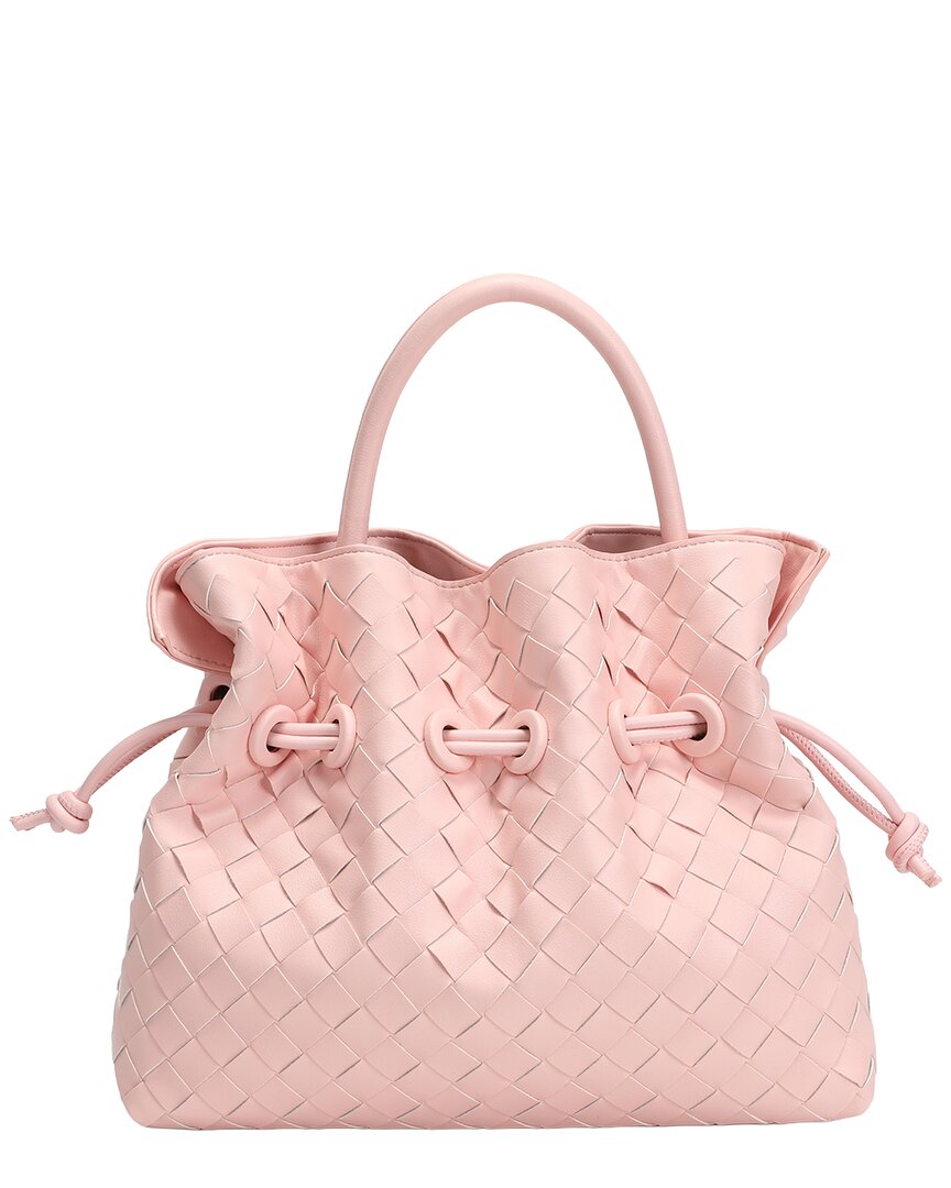 Tiffany & Fred Paris Tiffany & Fred Paris Hand-Woven Leather Drawstring Satchel