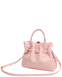 Tiffany & Fred Paris Tiffany & Fred Paris Hand-Woven Leather Drawstring Satchel
