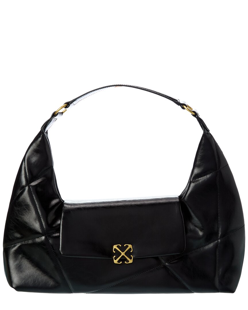 Off-White™ Jitney Patchwork Leather Shoulder Bag