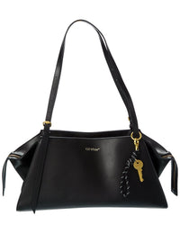 Off-White™ Boxy Leather Shoulder Satchel