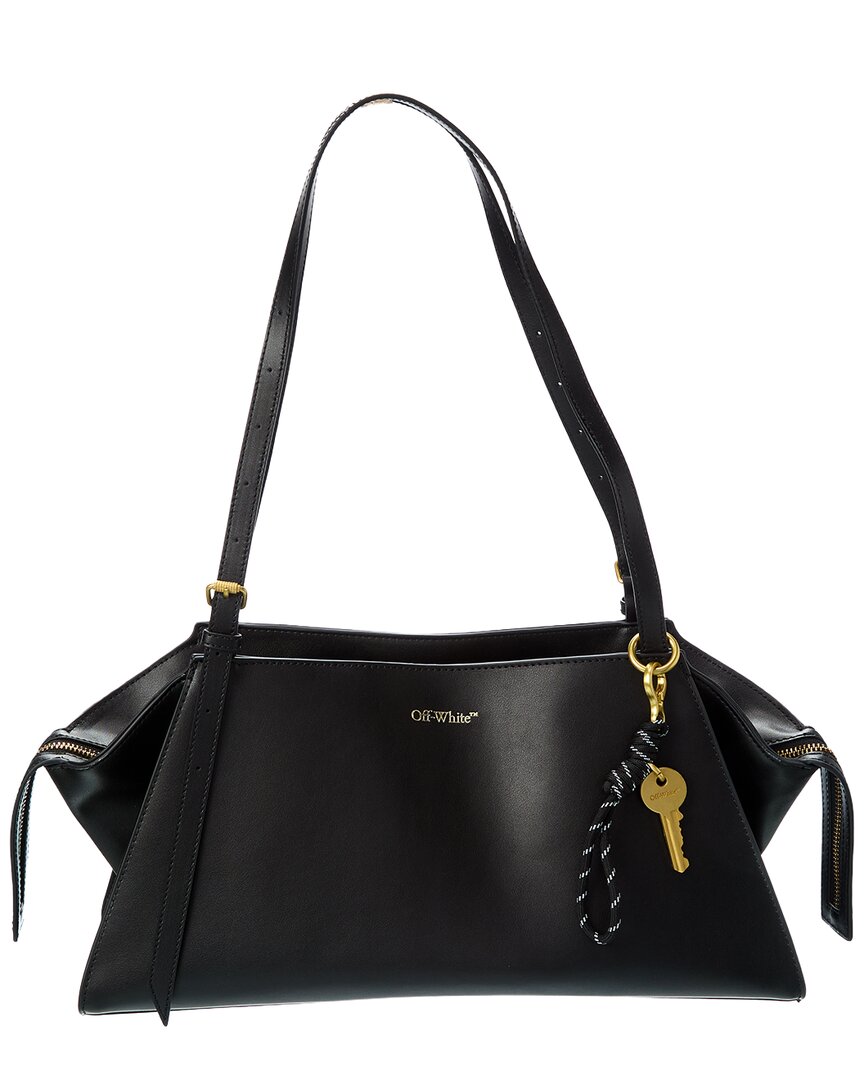 Off-White™ Boxy Leather Shoulder Satchel