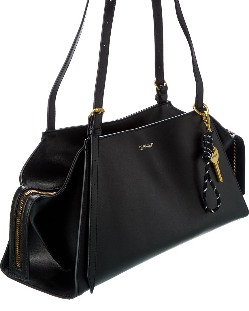 Off-White™ Boxy Leather Shoulder Satchel