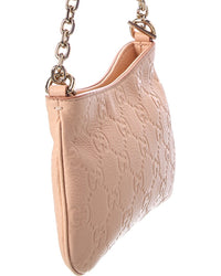 Gucci Gg Emblem Super Mini Leather Shoulder Bag