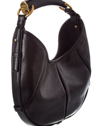 Saint Laurent Mombasa Small Leather Shoulder Bag