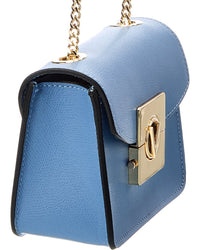Valentino By Mario Valentino Bijou Bonbonniere Leather Shoulder Bag