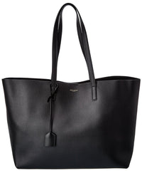 Saint Laurent Saint Laurent E/W Leather Shopper Tote
