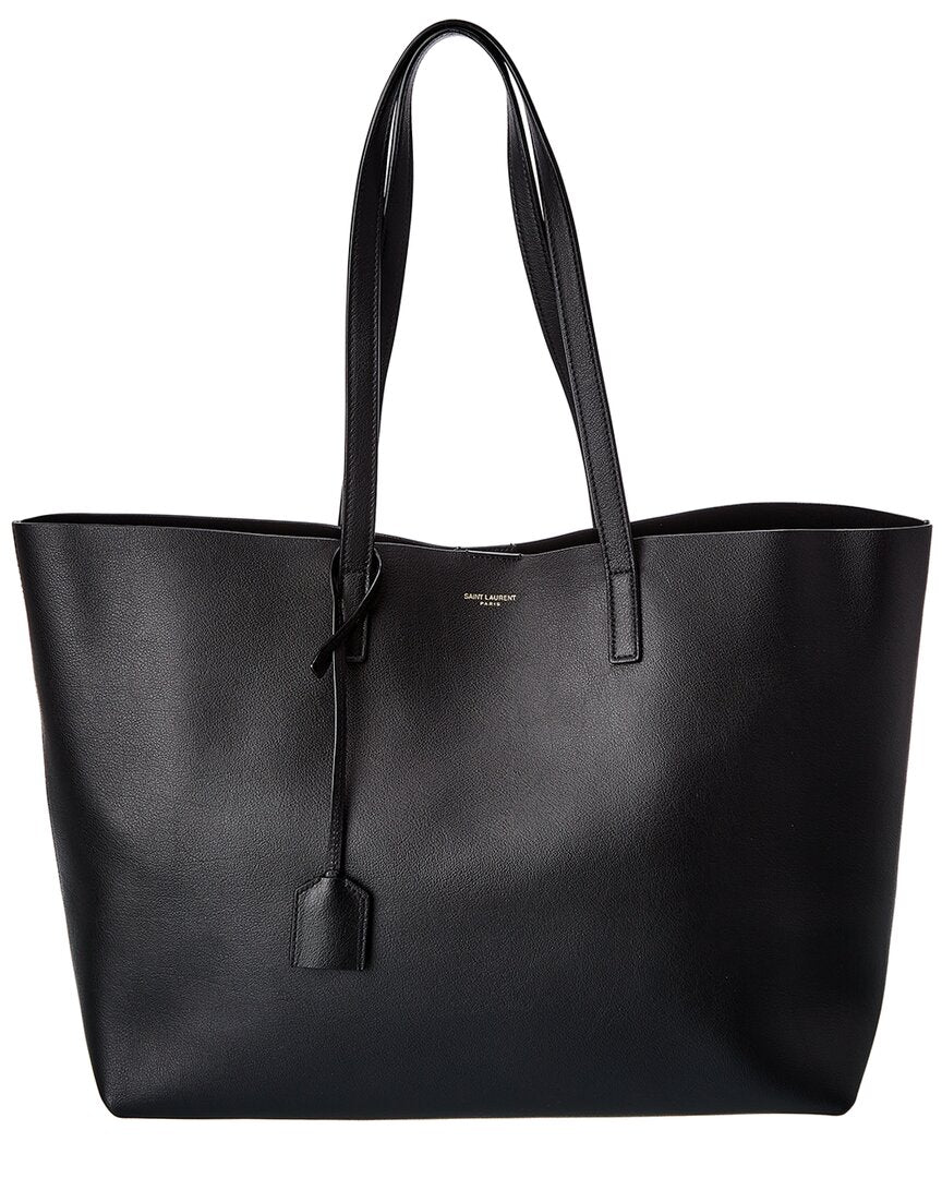 Saint Laurent Saint Laurent E/W Leather Shopper Tote