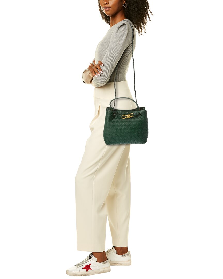Tiffany & Fred Paris Tiffany & Fred Paris Woven Leather Top Handle Messenger Bag