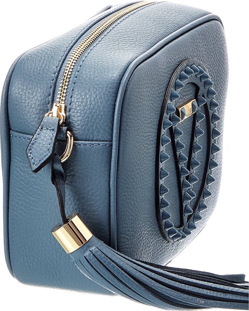 Valentino By Mario Valentino Mia Rock Leather Camera Bag