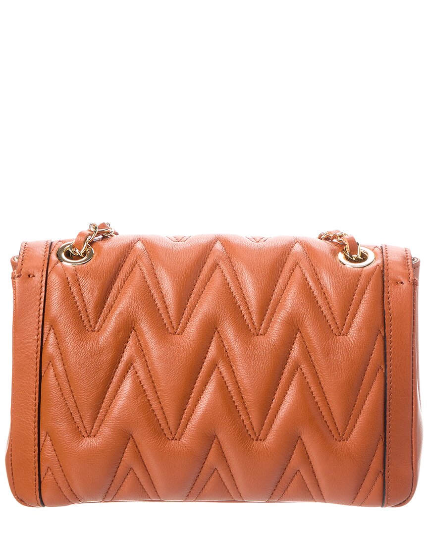 Valentino By Mario Valentino Auror Diamond Leather Shoulder Bag