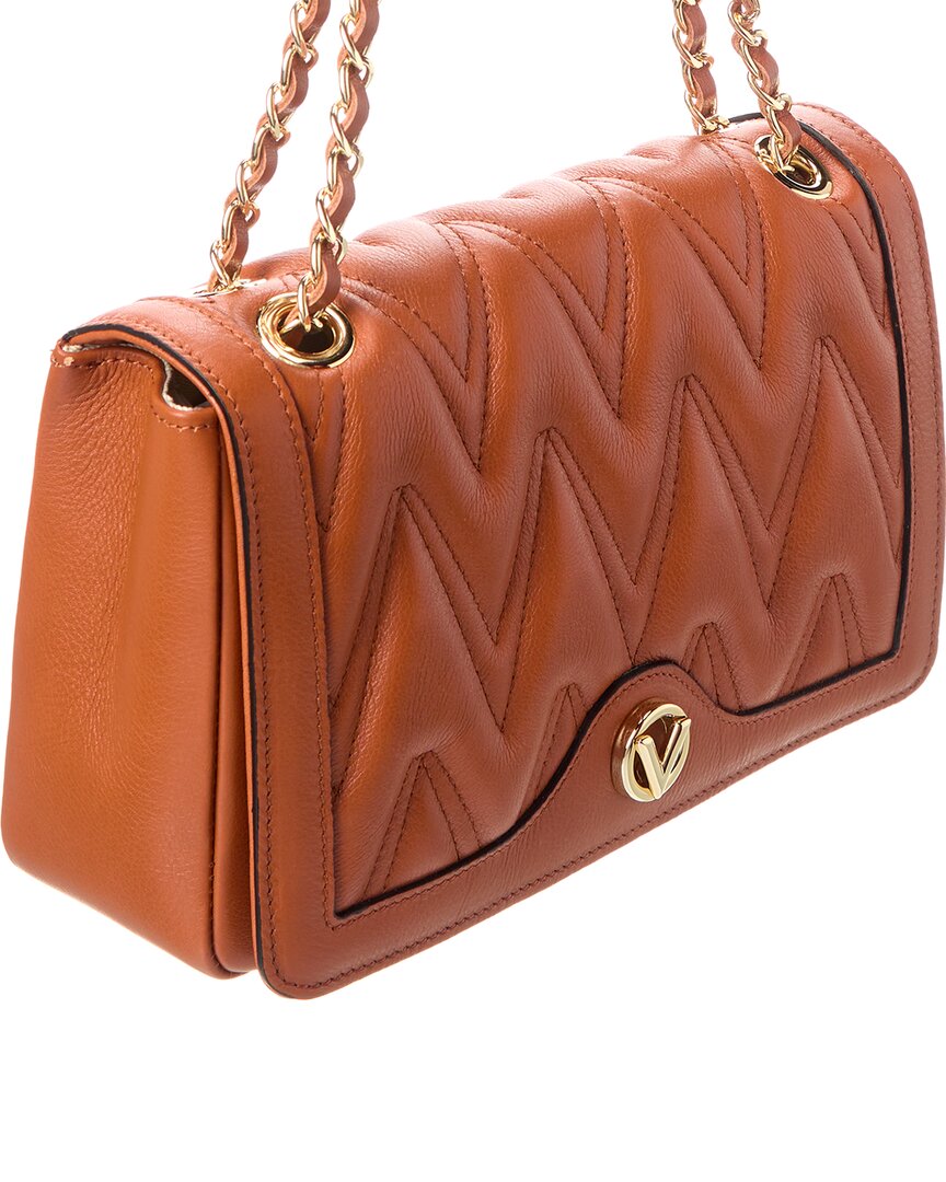 Valentino By Mario Valentino Auror Diamond Leather Shoulder Bag
