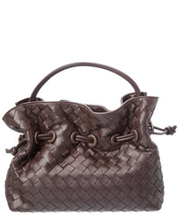 Tiffany & Fred Paris Tiffany & Fred Paris Hand-Woven Leather Drawstring Satchel