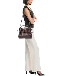 Tiffany & Fred Paris Tiffany & Fred Paris Hand-Woven Leather Drawstring Satchel