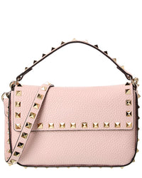 Valentino Rockstud Grainy Leather Crossbody