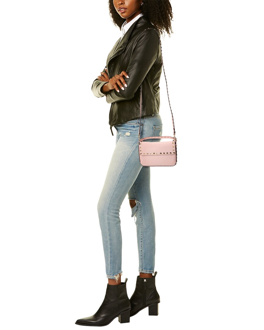 Valentino Rockstud Grainy Leather Crossbody